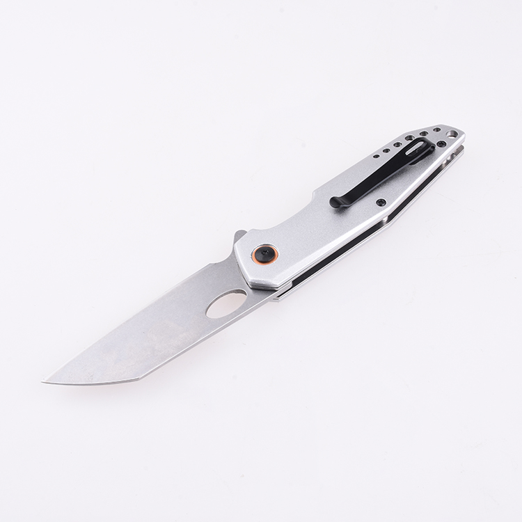 OEM Folding Pocket Knife 3Cr13 Blade Anodized aluminum Handle XW-1002 03