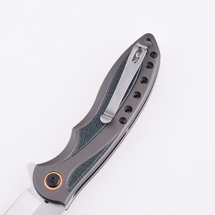 OEM folding pocket knife 3Cr13 blade anodized aluminum + 3D printing handle XW-1003