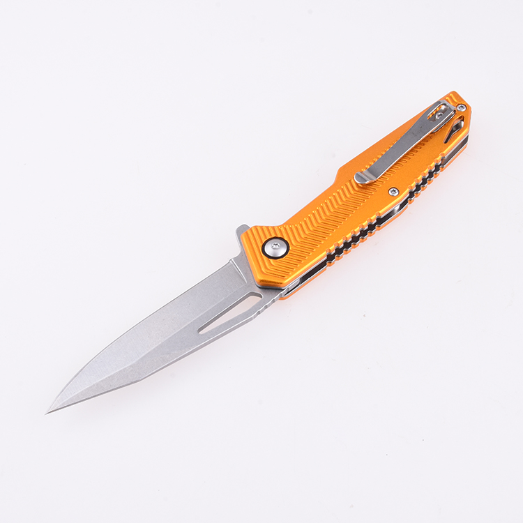 Coltello tascabile pieghevole OEM 3Cr13 lama Manico in alluminio anodizzato XW-1004