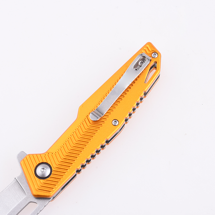 OEM 접이식 포켓 나이프 3Cr13 블레이드 양극 처리된 알루미늄 핸들 XW-1004