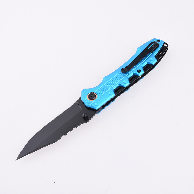 Coltello tascabile pieghevole OEM 3Cr13 lama Manico in alluminio anodizzato XW-1006