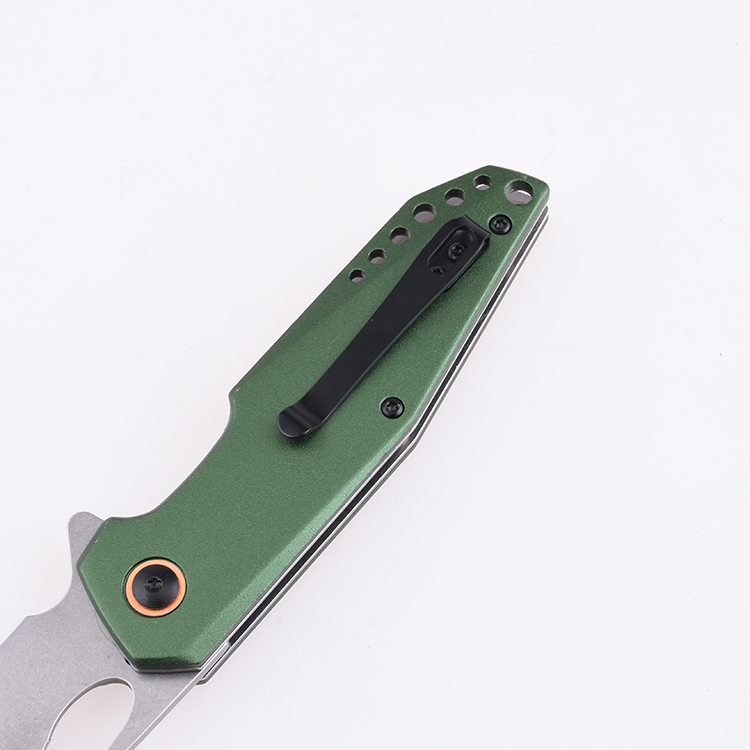 OEM Folding Pocket Knife 3Cr13 Blade Anodized aluminum Handle XW-1009 06