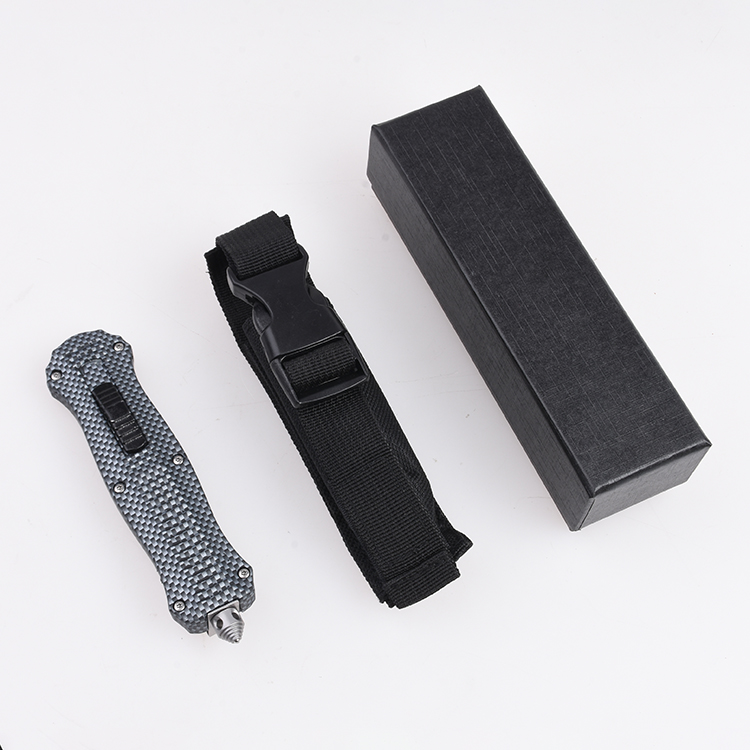 OEM OTF 포켓 나이프 3Cr13 블레이드 아연 합금 핸들 ZC-OTF005