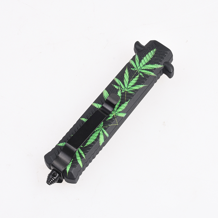 OEM OTF 포켓 나이프 3Cr13 블레이드 아연 합금 손잡이 ZC-OTF003