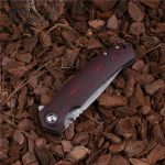 Shieldon Folding Pocket Knife 9Cr18Mov 67-Layer Damascus Steel Blade G10 + Carbon Fiber Handle 7092D1