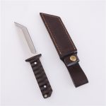 Faca de caça OEM fixa 3Cr13 lâmina cabo de ébano SY-GWS
