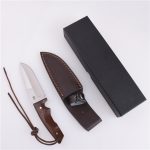 OEM Fixed Hunting Knife 3Cr13 Blade Horn wood Handle SY-LY 03
