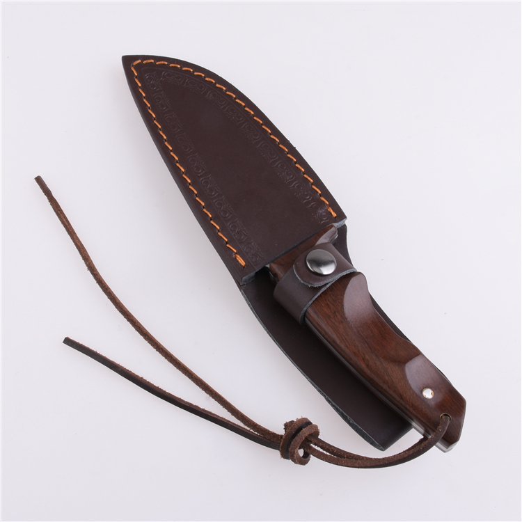 OEM Fixed Hunting Knife 3Cr13 Blade Horn wood Handle SY-LY