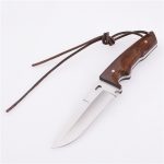 OEM Fixed Hunting Knife 3Cr13 Blade Horn wood Handle SY-LY