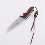 OEM Fixed Hunting Knife 3Cr13 Blade Horn wood Handle SY-LY 08