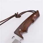 OEM Fixed Hunting Knife 3Cr13 Blade Horn wood Handle SY-LY 11