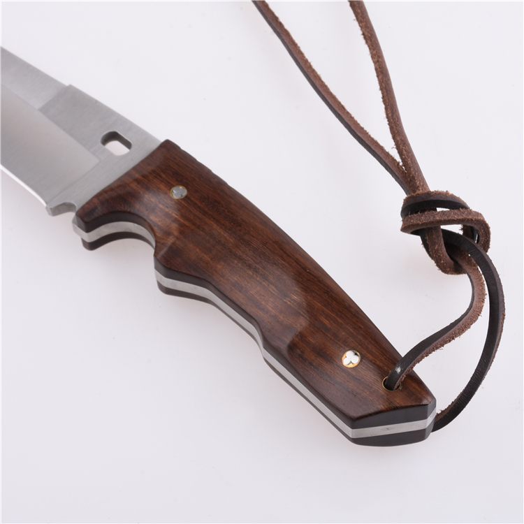 OEM Fixed Hunting Knife 3Cr13 Blade Horn wood Handle SY-LY