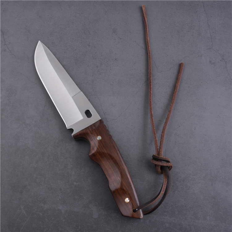 OEM Fixed Hunting Knife 3Cr13 Blade Horn wood Handle SY-LY