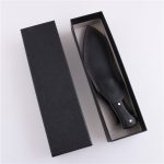 Охотничий нож OEM с фиксированным лезвием 3Cr13, рукоятка из черного дерева SY-HTG 02