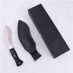 Фиксированный охотничий нож OEM 3Cr13 Лезвие Ebony Handle SY-HTG