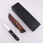 Охотничий нож OEM с фиксированным лезвием VG10 Damascus Ebony Handle SY-HT