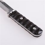 Охотничий нож OEM с фиксированным лезвием VG10 Damascus Ebony Handle SY-HT
