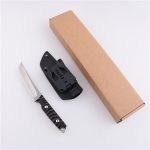 OEM Fixed Hunting Knife 3Cr13 Blade Ebony Handle SY-BS 03