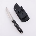 Coltello da caccia fisso OEM 3Cr13 lama manico in ebano SY-BS