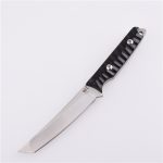 Feststehendes OEM-Jagdmesser, 3Cr13-Klinge, Ebenholzgriff, SY-BS