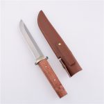 OEM 고정 사냥 칼 3Cr13 블레이드 로즈우드 핸들 SY-HLWS 04