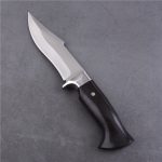 Coltello da caccia fisso OEM 3Cr13 lama manico in ebano SY-XBY