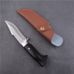 OEM Fixed Hunting Knife 3Cr13 Blade Ebony Handle SY-XBY 16