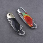 OEM Klapptaschenmesser 3Cr13 Klinge Holz + Kupfergriff SS-0817(L)