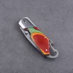 Pisau Saku Lipat OEM Gagang Kayu Pisau 3Cr13 SS-0816 02