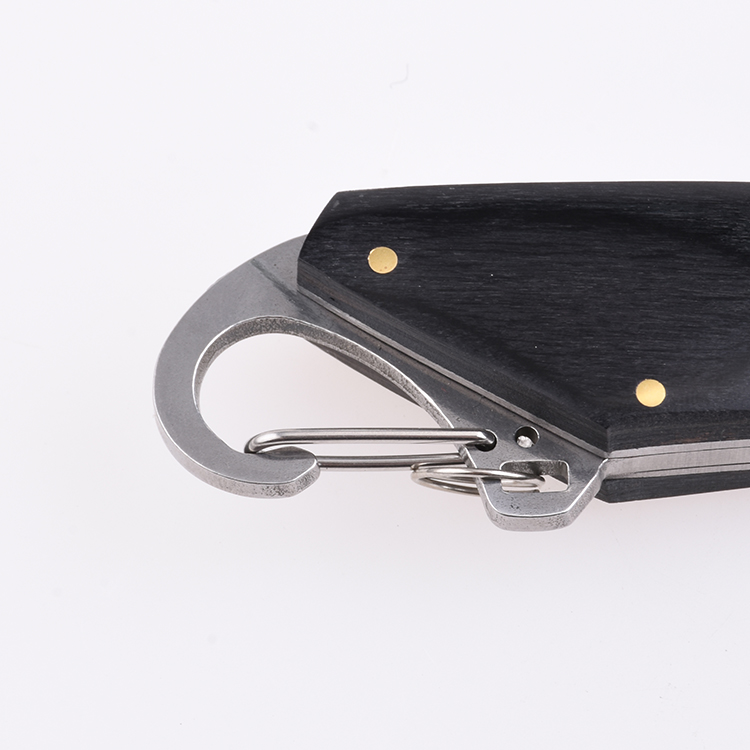 OEM Folding Pocket Knife 3Cr13 Blade Wood + Copper Handle SS-0817(L)