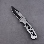 OEM Folding Pocket Knife 2Cr13 Blade 2Cr13 Handle SS-0808(saw) 02
