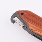 OEM Folding Pocket Knife 2Cr13 Blade Wood Handle SS-0812 08