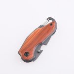 OEM Folding Pocket Knife 2Cr13 Blade Wood Handle SS-0812 10