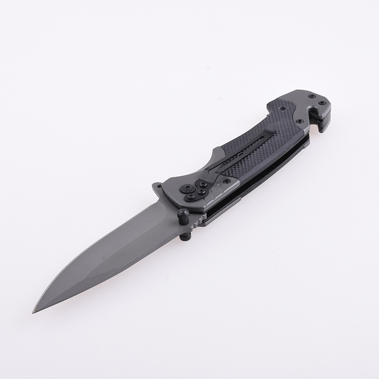 OEM Folding Pocket Knife 2Cr13 Blade Aluminum Handle SS-0809 04