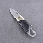 OEM Folding Pocket Knife 3Cr13 Blade Wood + copper Handle SS-0817(S) 07
