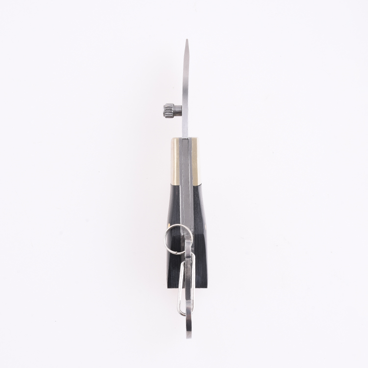 OEM складной карманный нож 3Cr13 лезвие дерево + медная рукоятка SS-0817(S)