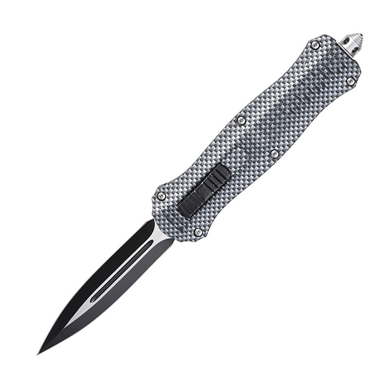 OEM OTF pocket knife 3Cr13 blade zinc alloy handle ZC-OTF005