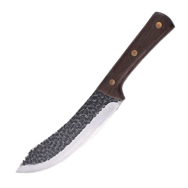 Нож мясника с фиксированным лезвием 3Cr13 OEM с деревянной ручкой HH-0050