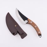 OEM fixed butcher knife 3Cr13 blade wood handle forging blade style HH-5072 05