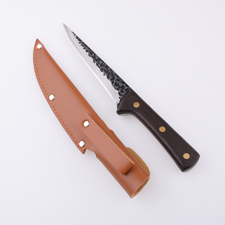 OEM Fixed Butcher Knife 3Cr13 Blade Wood Handle HH-5375 04