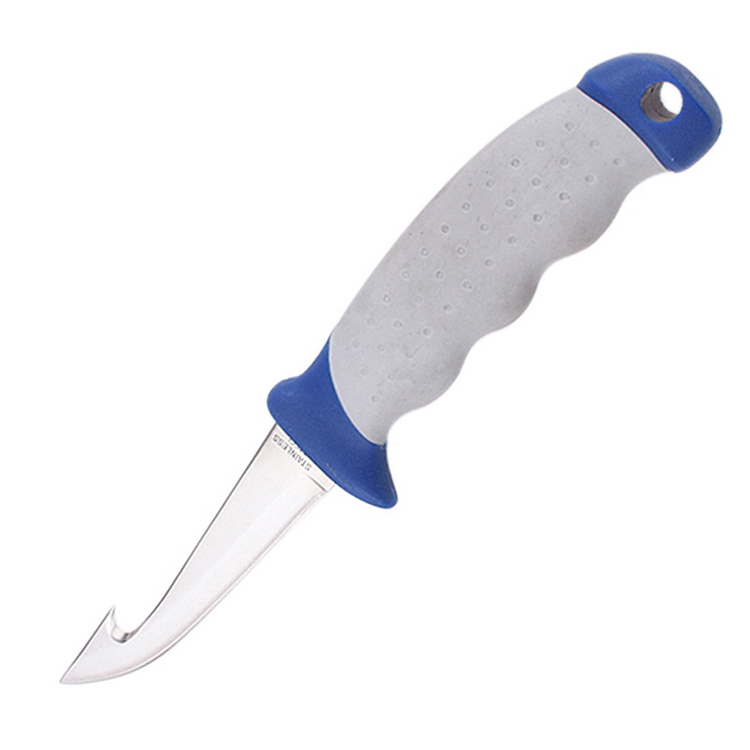 Фиксированный рыболовный нож OEM 3Cr13 Лезвие TPR + ручка PP ZY-FK180