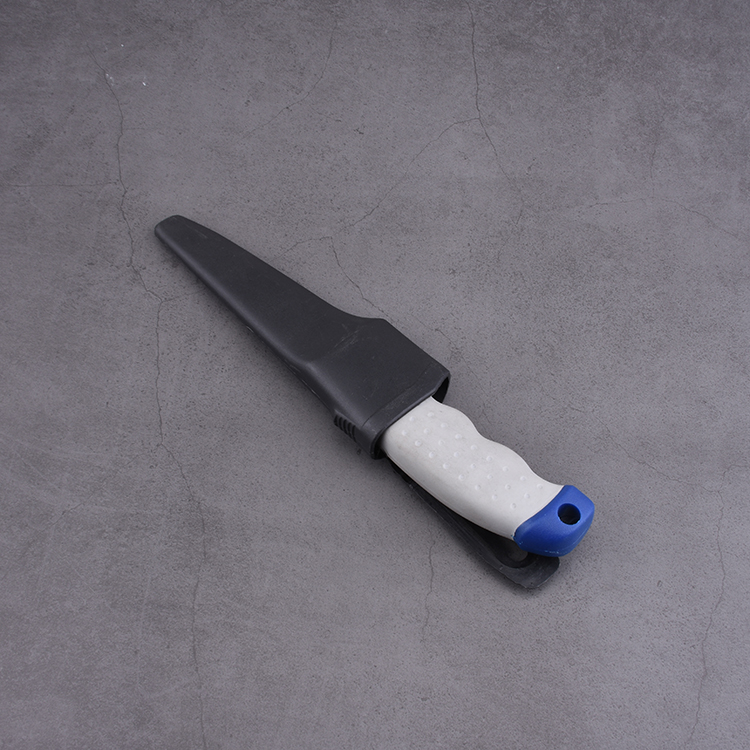 Cuchillo de pesca fijo OEM 3Cr13 hoja TPR + mango PP ZY-FK180