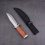 OEM-Feststehendes Jagdmesser mit 3Cr13-Klinge und Holzgriff JM-1027