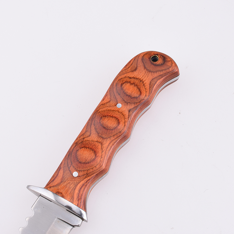 Фиксированный охотничий нож OEM 3Cr13 Лезвие с деревянной ручкой JM-1026