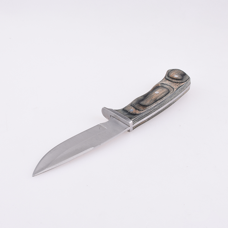 Coltello da caccia fisso OEM 3Cr13 Manico in legno colore lama JM-1029