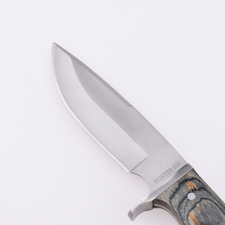 Coltello da caccia fisso OEM 3Cr13 Manico in legno colore lama JM-1029