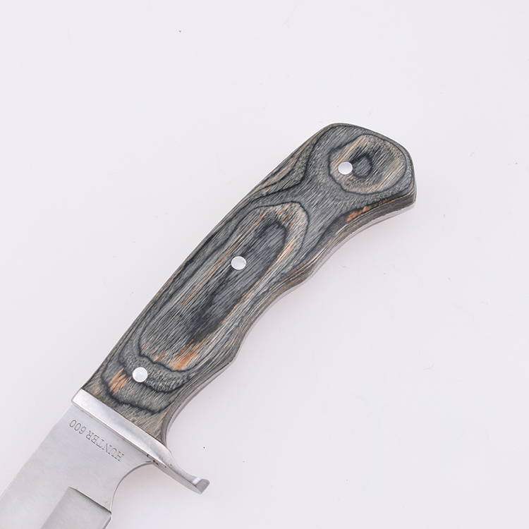 Coltello da caccia fisso OEM 3Cr13 Manico in legno colore lama JM-1029