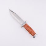 OEM Fixed Hunting Knife 3Cr13 Blade Wood Handle JM-1027 07
