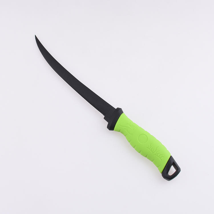 OEM Fixed Fishing Knife 3Cr13 Blade PP + TPR Handle FX-FK107 01