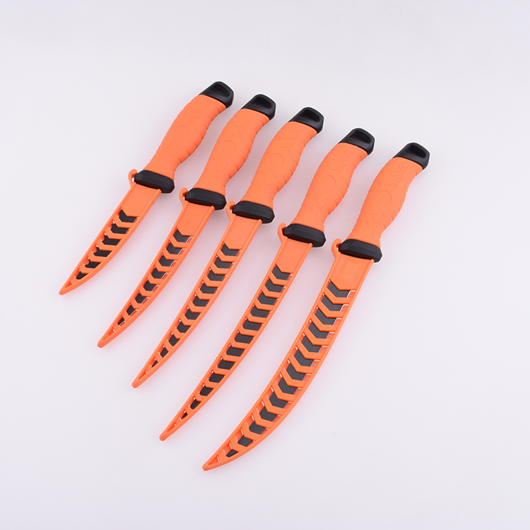Cuchillo de pesca fijo OEM Hoja 3Cr13 PP + Mango TPR FX-FK005